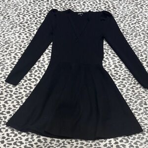 Express Black Long Sleeve Dress